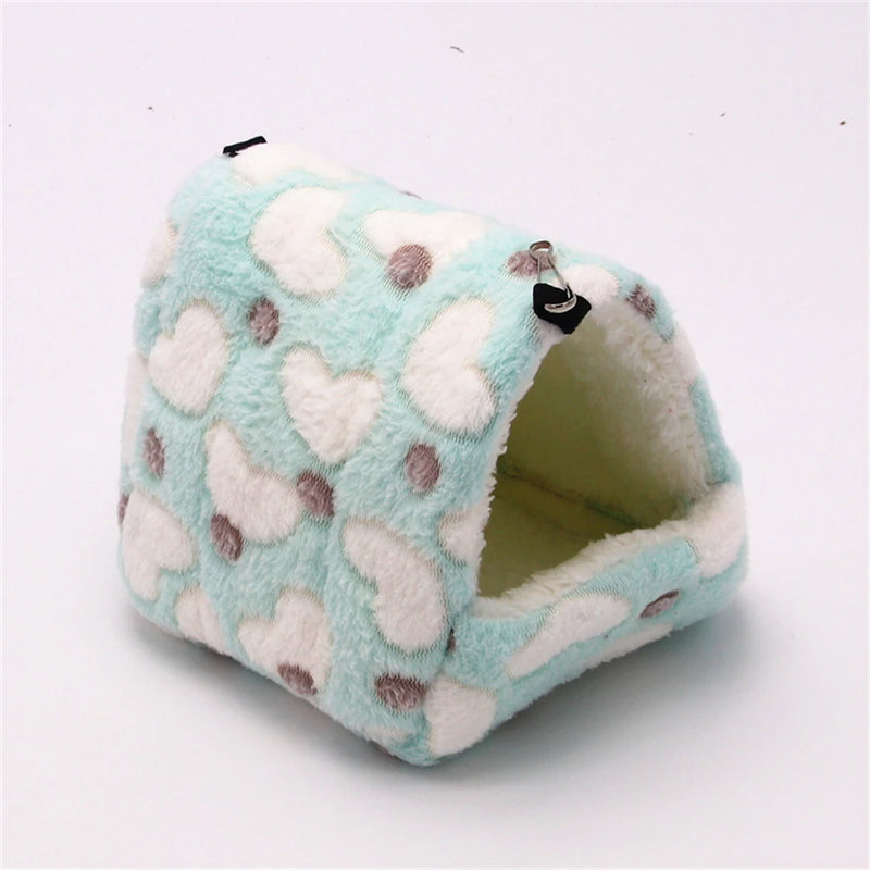 Hamac en Peluche en Forme de Cœur pour Animaux
