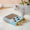 Whack-a-Mole Cat Scratching Board Toy - Interactive Fun