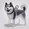 Transparent Pet Hair Keepsake Charm for Keys