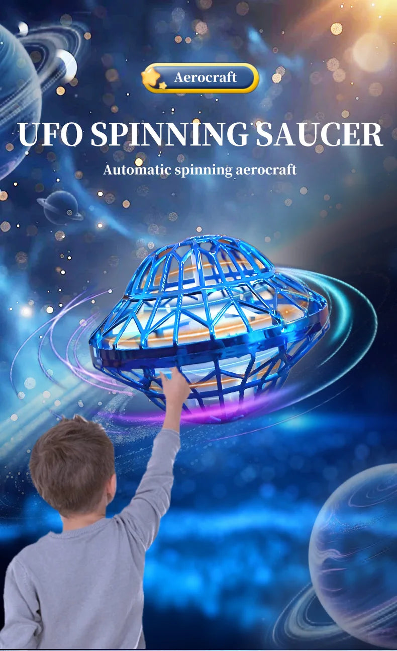 Glowing LED Flying Ball Boomerang Toy