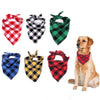 Classic Plaid Cotton Dog Bandana