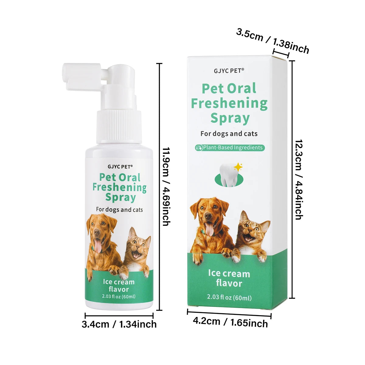 Plant-Based Fresh Breath Spray for Dogs and Cats