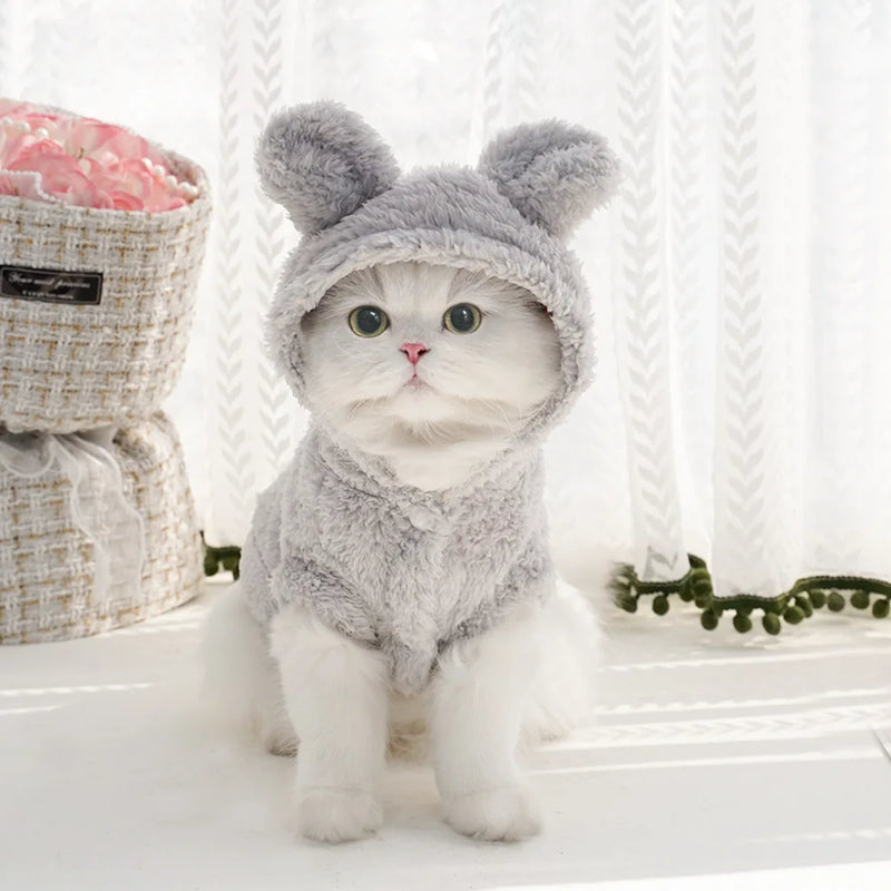 Sudadera de Felpa Suave para Perros y Gatos