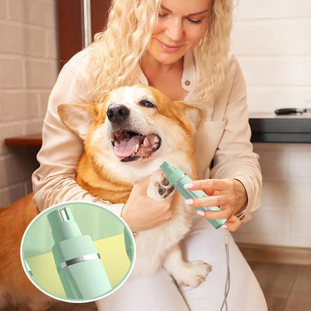 4-in-1 Rechargeable Pet Grooming Kit with Dual-Speed Ceramic Blade