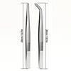 Precision Stainless Steel Tweezers Set – Straight & Curved Tips