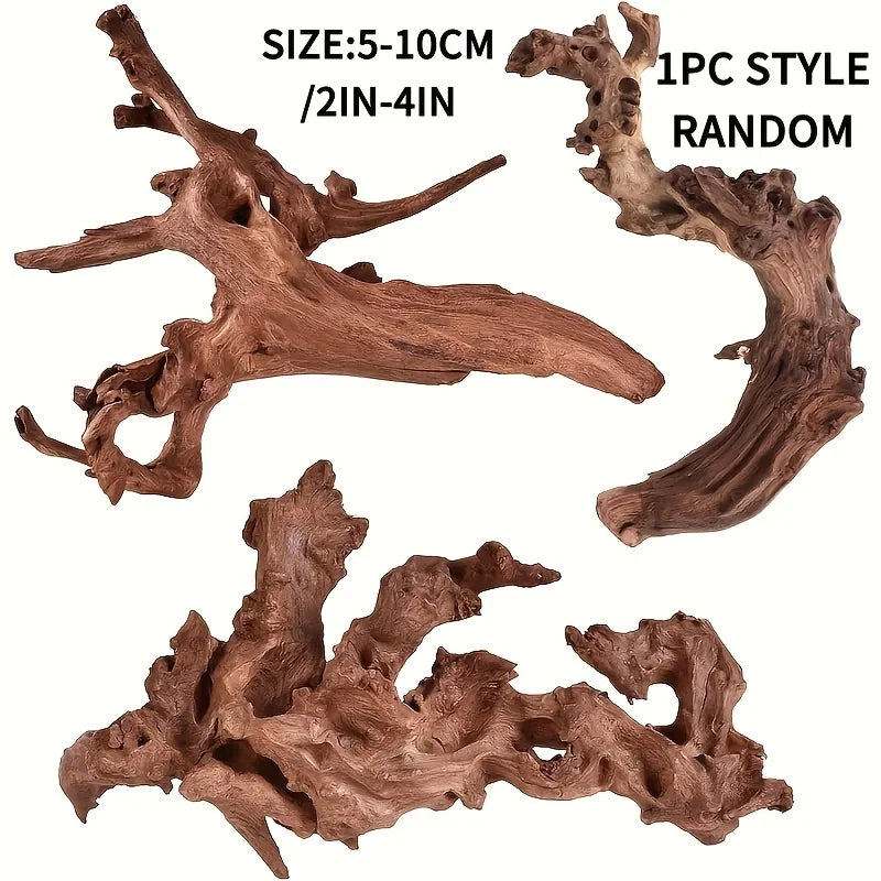 Natural Sinkable Driftwood for Aquarium and Reptile Habitats