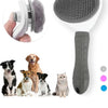Brosse Anti-Dérapante Auto-Nettoyante pour Animaux