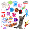 20-teiliges Kätzchenspielzeug-Varietäten-Set