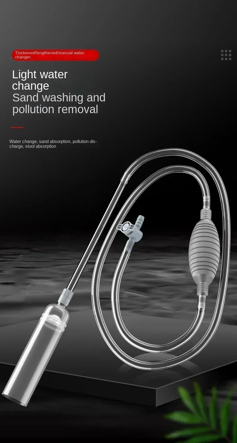 Aspirateur à gravier par siphon pour aquariums