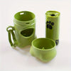 Bone-Shaped Pet Waste Bag Dispenser with Clip