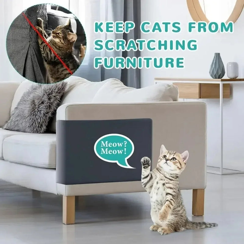 Tapis Anti-Dérapant pour Griffoir de Chat - Protection Meubles