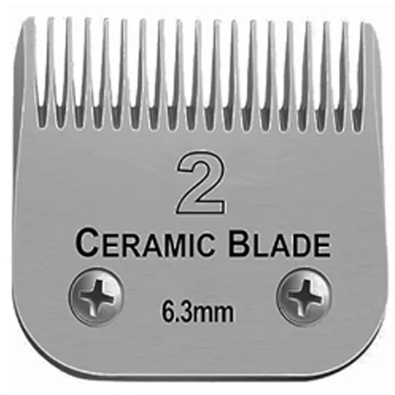 Ceramic Pet Grooming Blade Set for Andis, Oster, and Wahl Clippers