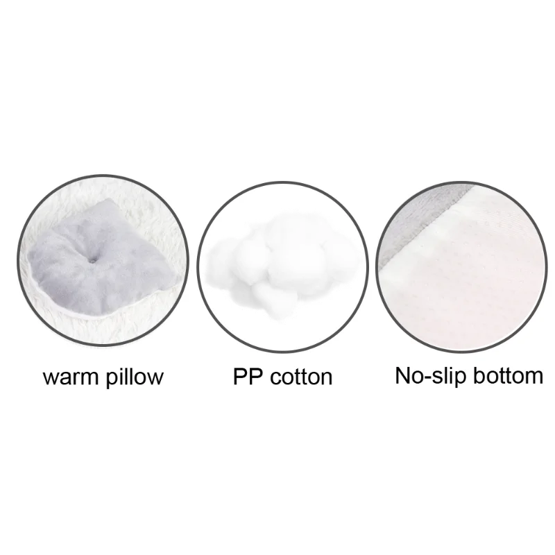 Coussin pour animaux en polaire douce avec fond imperméable
