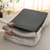 Large Dog Bed with Plush Cover and Removable Pad