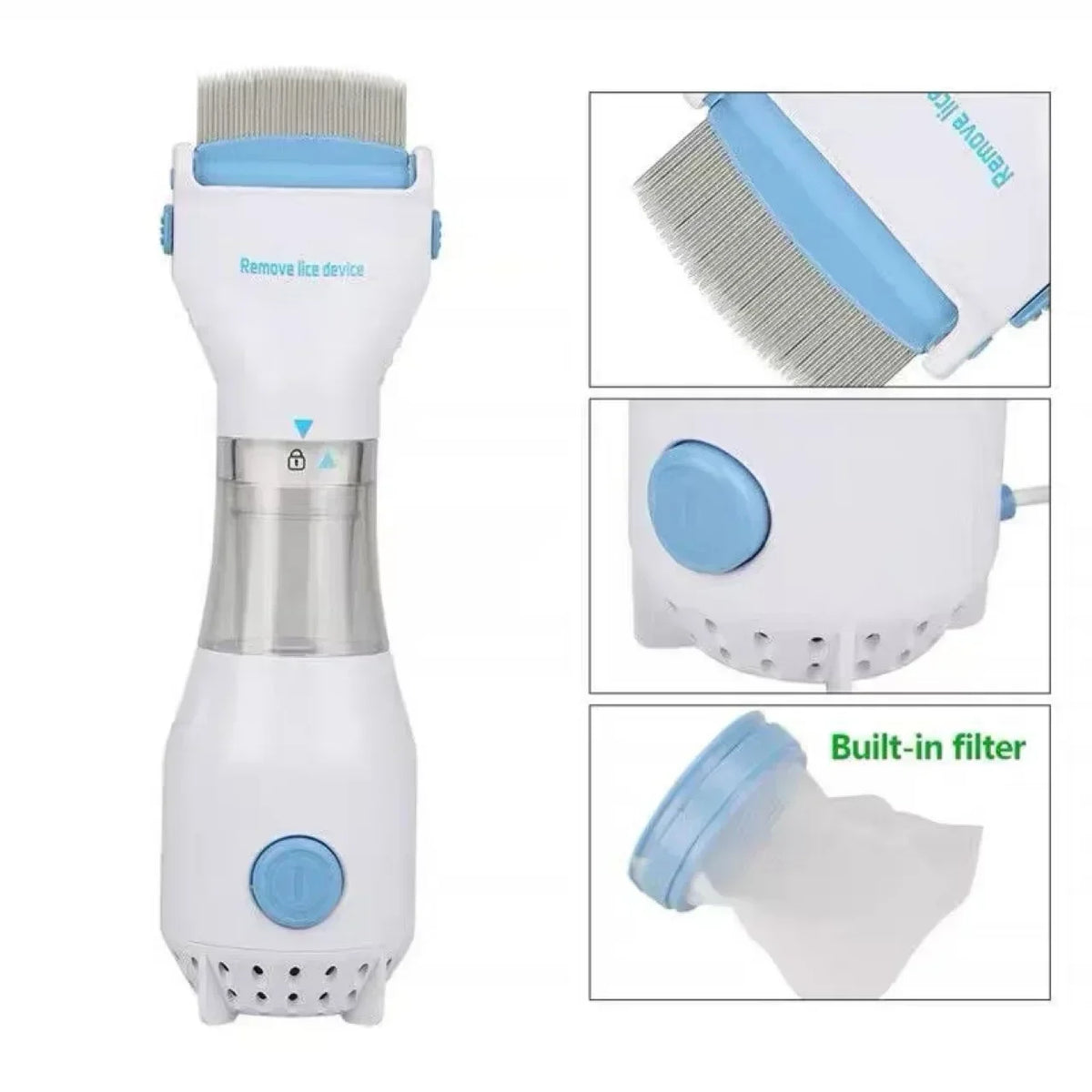 Electric Flea Comb for Dogs and Cats – Chemical-Free Lice & Pest Removal Brush