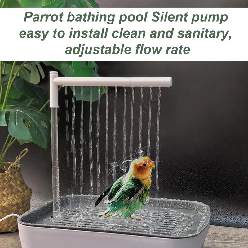 Automatic Rechargeable Bird Shower Bath