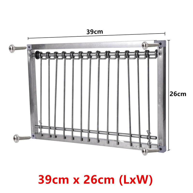 باب فخ للحمام من الفولاذ المقاوم للصدأ - إطار سلكي