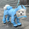 All-in-One Waterproof Dog Raincoat with Full Leg Coverage