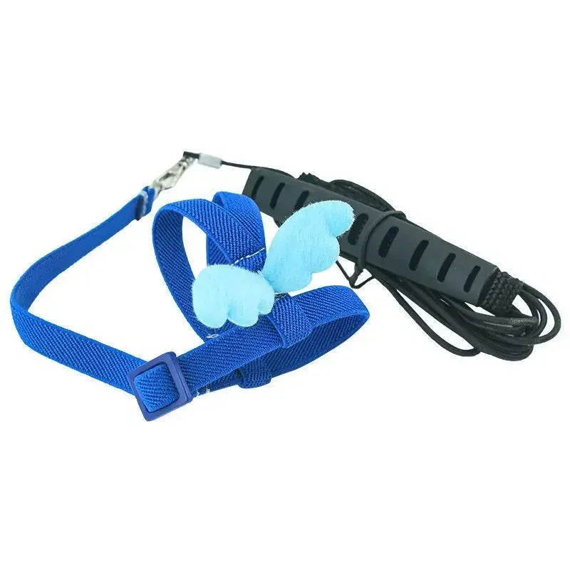 Adjustable Parrot Harness and Leash Set for Small Birds