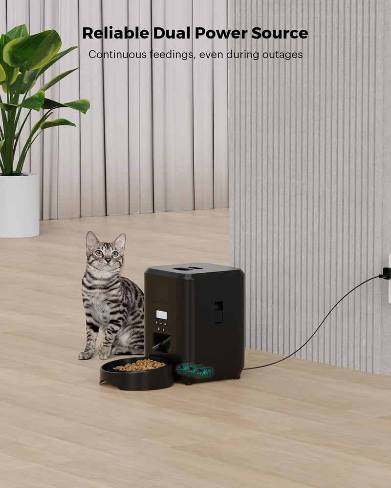 Automatic Pet Feeder with Timed Dispenser for Cats and Dogs