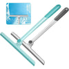 360° Rotating Shower Squeegee with Silicone Holder