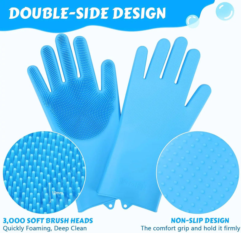 Haarpflege-Handschuhe für Haustiere zum Entfilzen und Baden