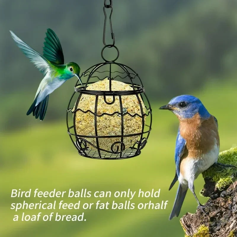 Hanging Metal Bird Feeder with Hook
