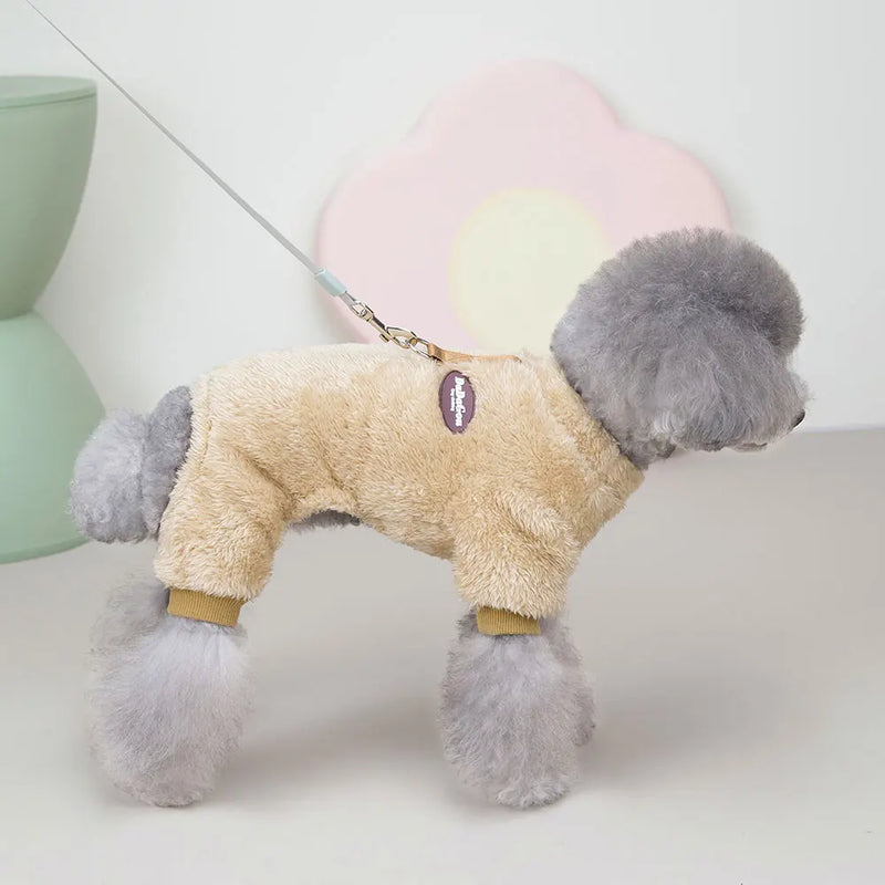 Chaleco de Felpa Coral para Mascotas