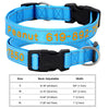 Personalisierte bestickte Nylon-Hundehalsband