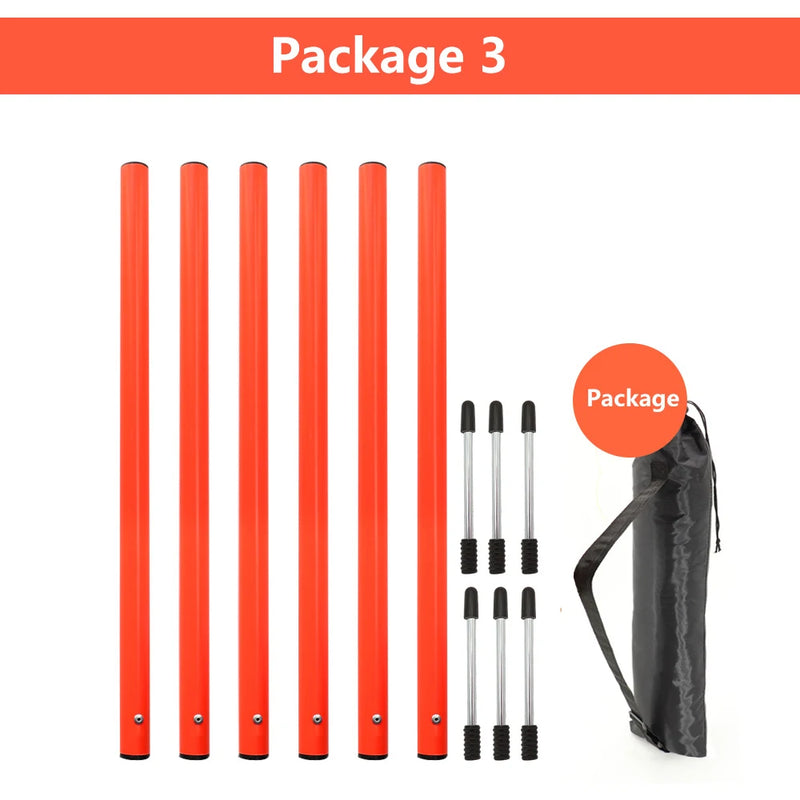 معدات تدريب الرشاقة للكلاب محمولة