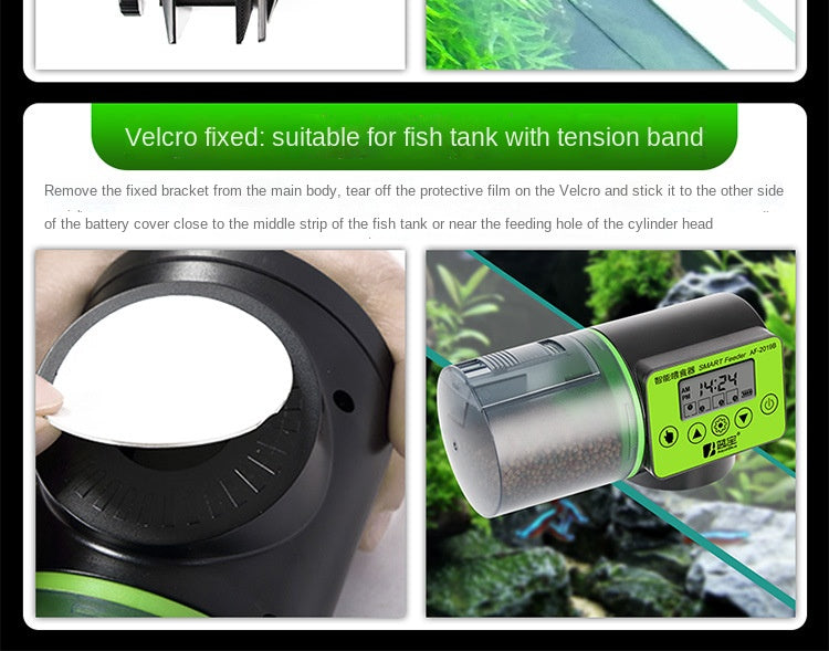 Automatic Fish Tank Feeder with Timed Dispense