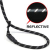 Reflective Dog Leash with Padded Handle - Heavy Duty Double Rope