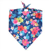 Floral Dog Bandanas with Adjustable Fit