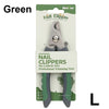 Green Nail Clippers for large pets, a professional trimming tool with stainless steel blades.