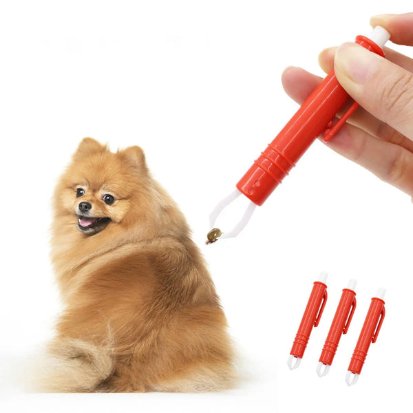 Bolígrafo Retirador de Pulgas y Garrapatas para Mascotas