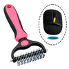 Two-Sided Grooming Brush for Cats and Dogs