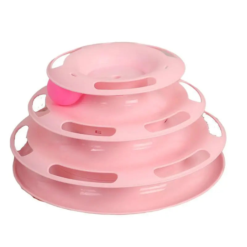 Multi-Level Cat Puzzle Track Toy
