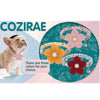 Three colored floral dog collars for choice, featuring pink, orange, and red flowers.