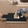 Wooden Dog Nail Scratching Board with Built-in Treat Box