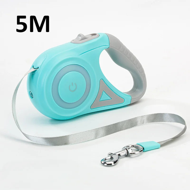 Retractable Dog Leash with LED Light