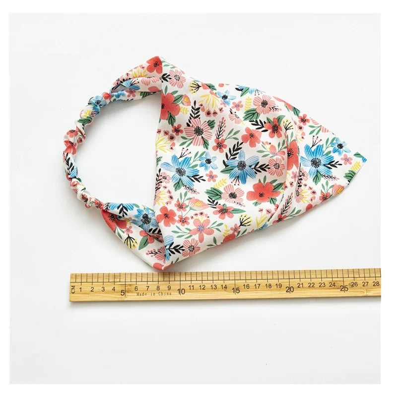 Bohemian Paisley Print Triangle Head Scarf