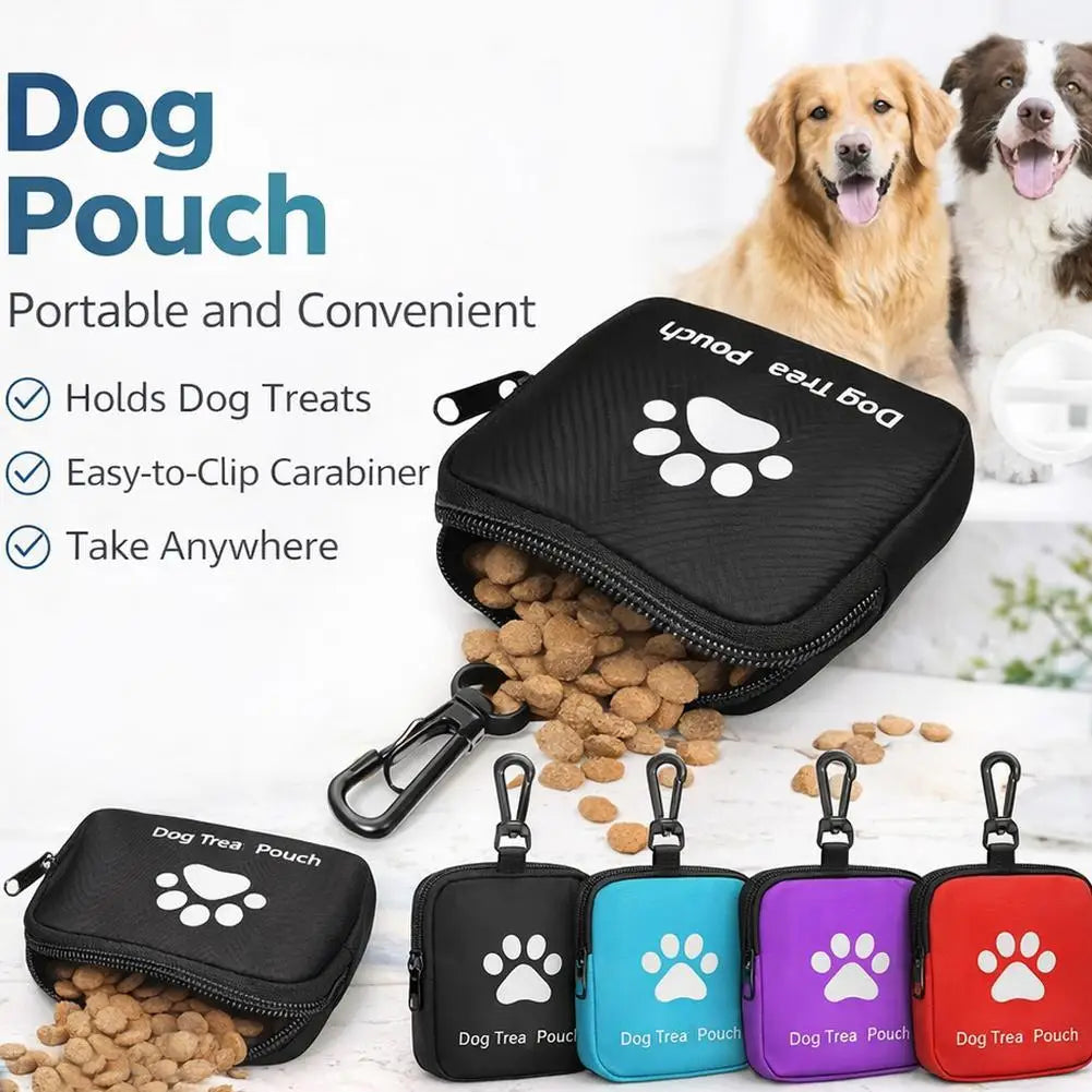 Hands-Free Pet Treat Pouch with Waist Clip