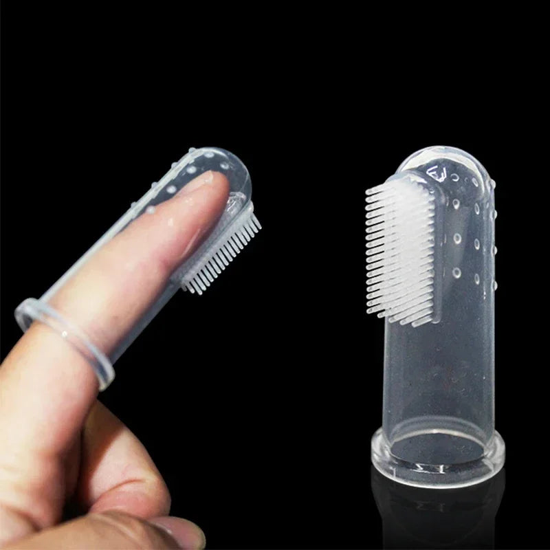 Super Soft Finger Toothbrush for Dogs and Cats