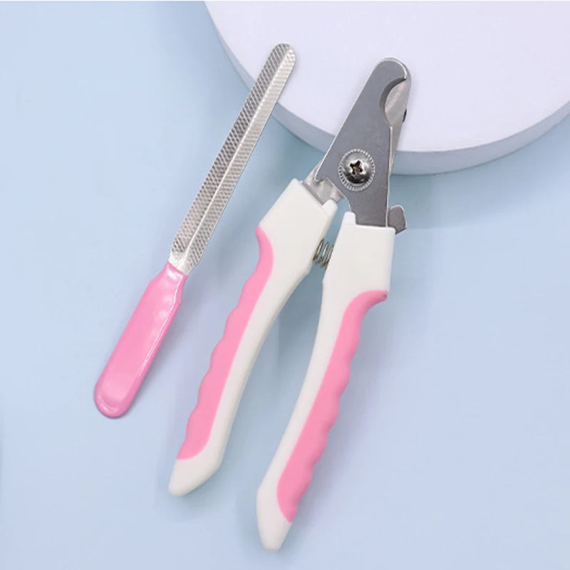 Stainless Steel Pet Nail Clippers for Dogs and Cats