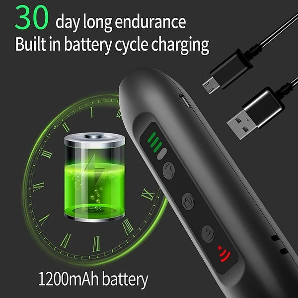 Ultrasonic Dog Repeller with LED Flashlight Bark Deterrent