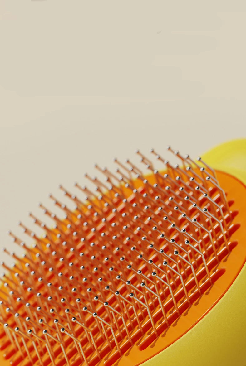 Pet Deshedding Brush for Cats & Dogs – Gentle Fur Remover Comb