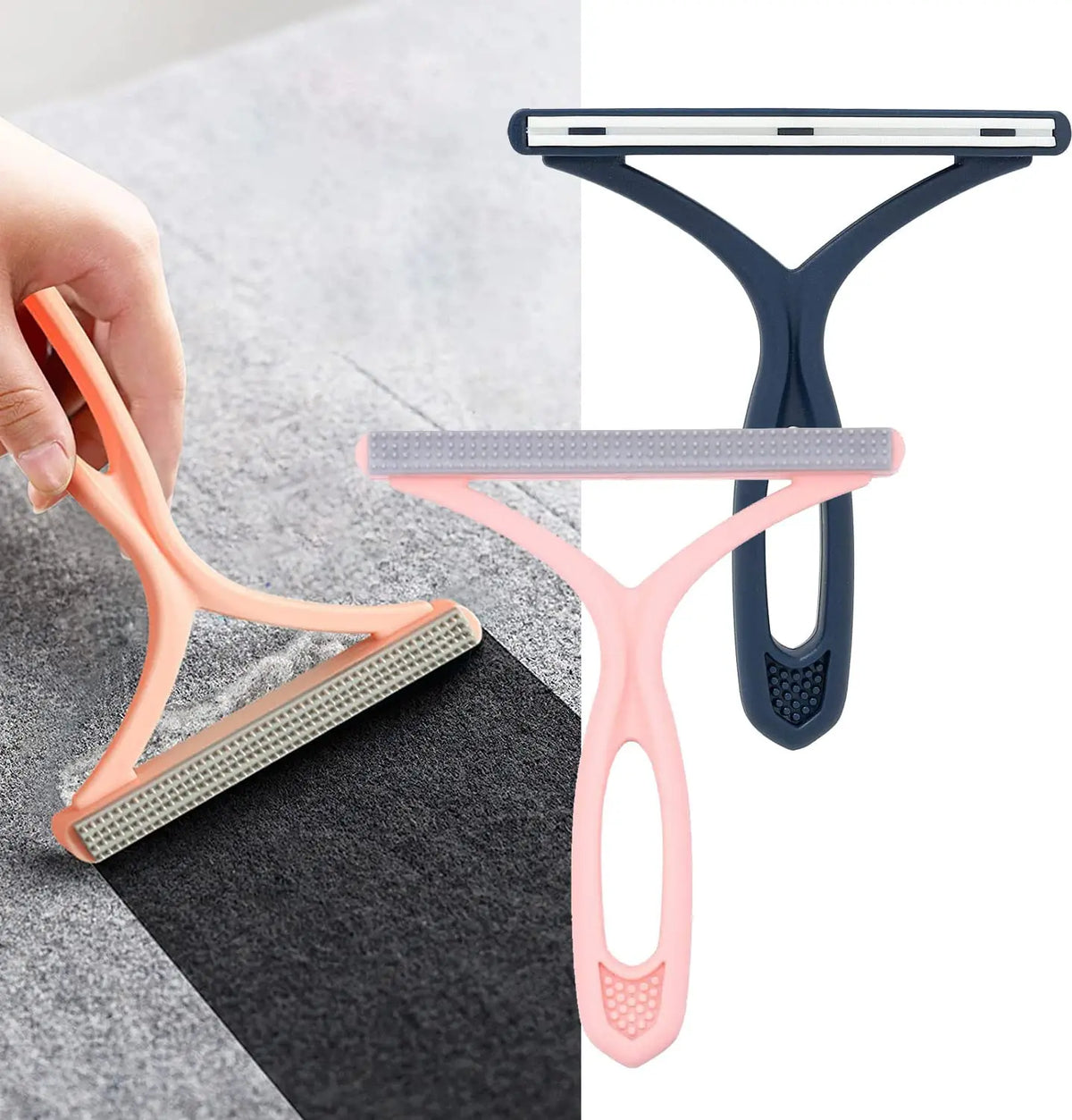 Double-Sided Silicone Pet Hair Remover & Fabric Shaver
