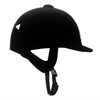 Casco de Equitación Negro, Transpirable y Ajustable