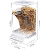 Stainless Steel Automatic Bird Feeder and Drinker for Parakeets