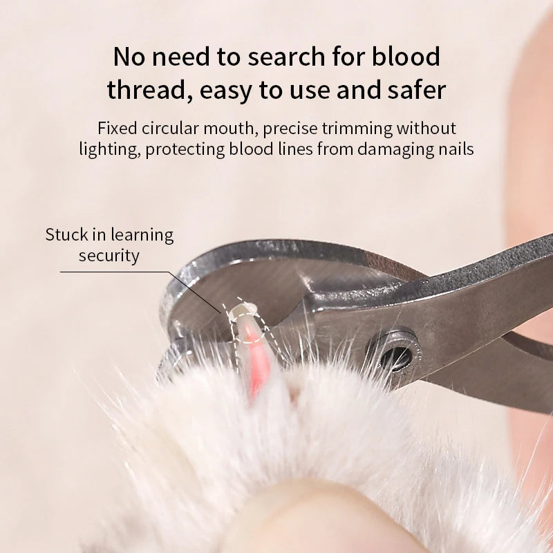Stainless Steel Nail Clippers for Cats and Small Dogs